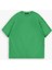 Oversize Basic T-Shirt Yeşil 1
