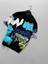 Grafiti Baskılı Oversize T-Shirt Siyah 4