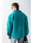 Erkek Oversize Basic Rahat Ceket Su Yeşili 5