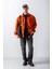 Erkek Oversize Basic Rahat Ceket Kiremit 2