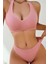 Kadın Somon Seamless Tanga Sütyen Takım 1