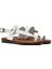 Kadın Taba Parmak Arası Deri Bodrum Sandalet 25SFD331218 3