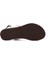 Kadın Taba Parmak Arası Deri Bodrum Sandalet 25SFD331218 4