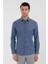 Koyu Mavi Slim Fit Uzun Kol Gömlek 1