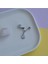 Deliksiz Zirkon Damla Sallantılı Sıkıştırma Klipsli Göbek Piercingi Belly Piercing 4