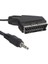Av Kablo Scart Kablo 3.5 mm Stereo 1.2 Metre Kısa Jack 1