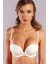 Genius Balconette Heavy Push Up Bra, Ekru Konforlu ve Şık Sütyen 1