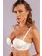 Genius Balconette Heavy Push Up Bra, Ekru Konforlu ve Şık Sütyen 2