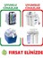 Su Arıtma Cihazı Kapalı Kasa Ilk 3 Aşama Filtre Seti - Inline Quick Filtre 3