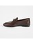 Erkek Kahve Slip-On Deri Loafer 3