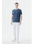 Lacivert Slim Fit Bisiklet Yaka T-Shirt 2