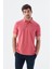 Gül Kurusu Düğme Detaylı Slim Fit Polo Yaka T-Shirt 1