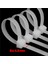 Plastik Cırt Kelepçe (100 Adet)0 4.8X300 mm Beyaz Renk Zip Kablo Bağı Çok Amaçlı Bağlama 2