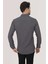 Füme Düz Slimfit Oduncu Erkek Gömlek 7