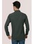 Koyu Yeşil Düz Slimfit Oduncu Erkek Gömlek 7