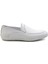 Beyaz Leather Erkek Loafer Ayakkabı E01011022203 1
