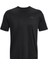 UA Tech Vent SS 1376791-001 ERKEK Siyah Tişört 1