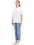 Kısa Kollu Nakış Detaylı Kadın T-Shirt S16032A0 2