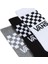 Classic Check Crew VN000GMUY281 Siyah Çorap 2