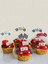 Yarış Arabaları Temalı Kürdan Figürlü Pasta Süsü Cupcake Kürdanı 10'lu 1
