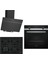 Ankastre Siyah Ankastre Set 172 (HB534FER0T-EO6C6PP30O-LC64KPJ60T) 1
