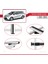 Toyota Sienna 4 (XL40) 2021 ve Sonrası ile Uyumlu Basıc Model Ara Atkı Tavan Barı Gri 2 Adet 4