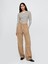 Kadın Kahverengi Mid Rise Easy Utility Barrel Pantolon 1
