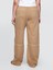 Kadın Kahverengi Mid Rise Easy Utility Barrel Pantolon 3