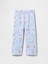 Kız Bebek Mavi Vintagesoft Wide-Leg Fleece Eşofman Altı 1