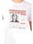 -Kadın Newspaper Baskılı T-Shirt - Beyaz 2