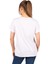 -Kadın Newspaper Baskılı T-Shirt - Beyaz 3