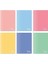 Colors A5 60 Yaprak Çizgili Defter 3'lü Paket, Mor, Yeşil, Sarı 3
