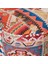 Retro Kare Dijital Patchwork Puf - Renkli 4