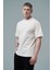 Pure Comfort - Bej Rahat Kesim %100 Pamuklu Basic Erkek Tişörtü 1