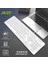 OAK920 Q USB Beyaz 1.8mt Kablolu Klavye-Tek Tuş Hesap Makinalı (Sessiz Tuş) 1