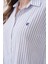 Kadın Çizgili 100%PAMUK Regular Gömlek 2