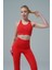 George Phoenix Aero Motion - Kırmızı Geniş Askılı Kaplı ve Destekli Spor Sütyeni 4