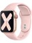 Apple Watch Series SE/11/10/9/8/7/6/5/4/3 Uyumlu 42mm-41mm-40mm-38mm M/L Silikon Kordon Kum Pembesi 1