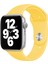 Apple Watch Series SE/10/9/8/7/6/5/4/3 46mm-45mm-44mm-42mm Uyumlu M/L Silikon Kordon Sarı 1