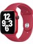 Apple Watch Series SE/10/9/8/7/6/5/4/3 46mm-45mm-44mm-42mm Uyumlu M/L Silikon Kordon Vişne 1