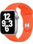 Apple Watch Series SE/10/9/8/7/6/5/4/3 46mm-45mm-44mm-42mm Uyumlu M/L Silikon Kordon Turuncu 1