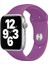 Apple Watch Series SE/10/9/8/7/6/5/4/3 46mm-45mm-44mm-42mm Uyumlu M/L Silikon Kordon Mor 1