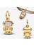 Gümüş Gold Renk Döndürülebilir Yüz Robotu Sarkan Charm 2