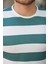 Erkek Çift Renk Pamuklu Örme Kumaş Kısa Kollu T-Shirt 3