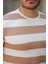 Erkek Çift Renk Pamuklu Örme Kumaş Kısa Kollu T-Shirt 3