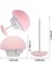 Menashop Home Yorgan Sabitleyici, Mantar Şekilli Aşınmaya Dayanıklı Yorgan Klipsi 4 Adet, Pembe 2