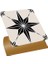 Menashop Kendinden Yapışkanlı Siyah Yıldız Desenli Pvc Karo 30X30 cm (56 Adet / 5 M²) 2