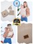 Premium Organik Pamuk Sırt Destekli Cepli Şapkalı Bebek Taşıyıcı Sling Bebek Taşıma Şalı Esnek Wrap 3