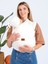 Premium Organik Pamuk Sırt Destekli Cepli Şapkalı Bebek Taşıyıcı Sling Bebek Taşıma Şalı Esnek Wrap 3