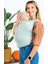 Premium Organik Pamuk Sırt Destekli Cepli Şapkalı Bebek Taşıyıcı Sling Bebek Taşıma Şalı Esnek Wrap 3